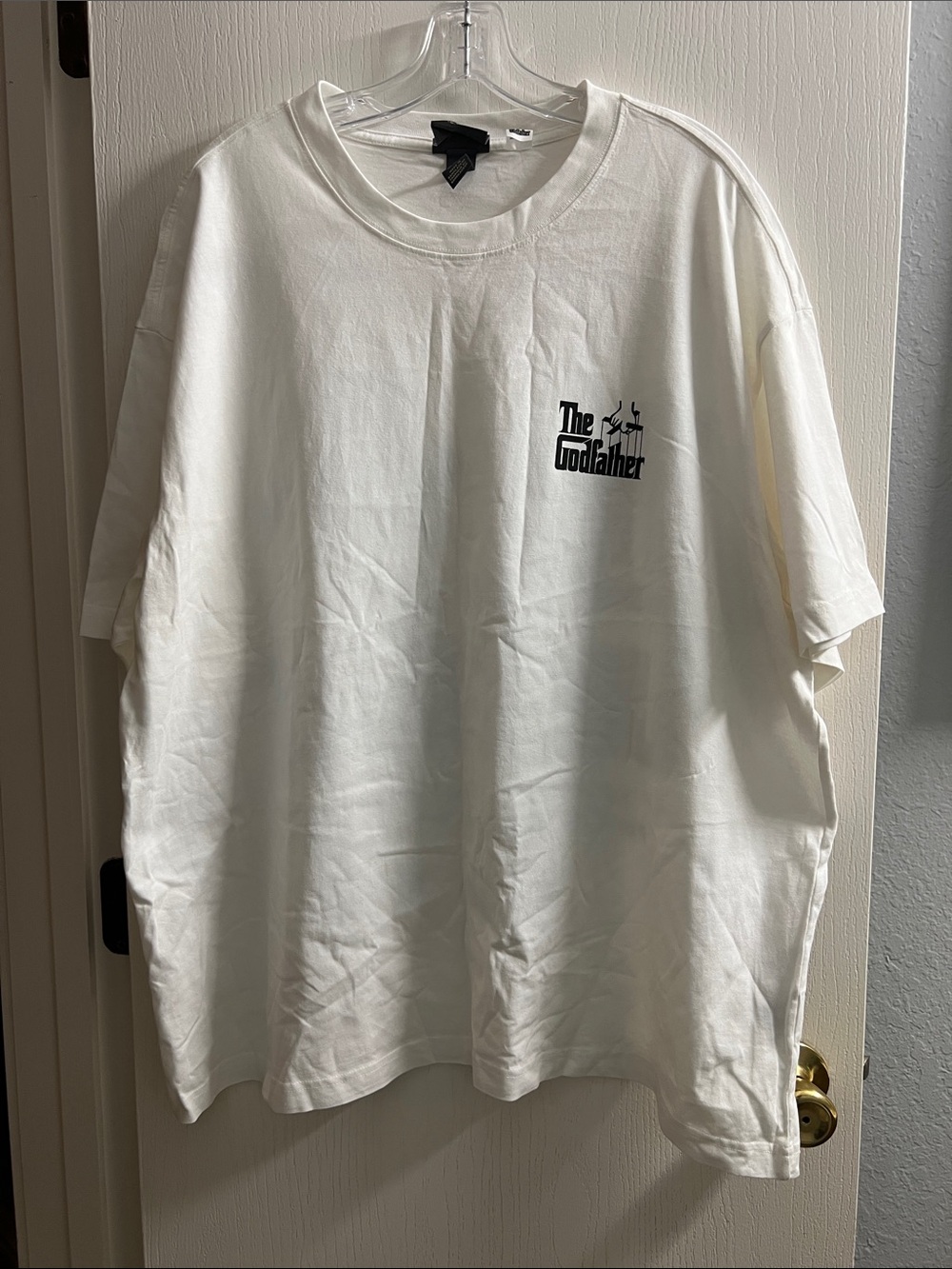 H&M White The Godfather Graphic Short Sleeve Tee